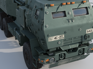 M142 HIMARS multiple rocket launcher Modelo 3D