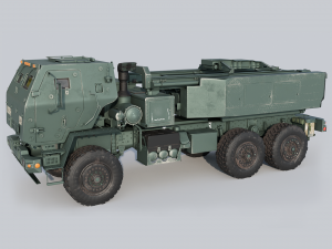 M142 HIMARS multiple rocket launcher Modelo 3D