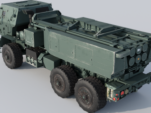 M142 HIMARS multiple rocket launcher Modelo 3D