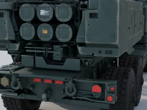 M142 HIMARS multiple rocket launcher 3D Model