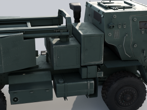 M142 HIMARS multiple rocket launcher Modelo 3D