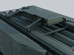 M142 HIMARS multiple rocket launcher Modelo 3D