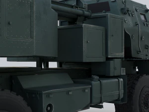 M142 HIMARS multiple rocket launcher 3D Model