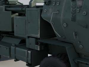 M142 HIMARS multiple rocket launcher Modelo 3D
