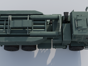 M142 HIMARS multiple rocket launcher Modelo 3D