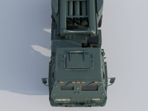M142 HIMARS multiple rocket launcher Modelo 3D