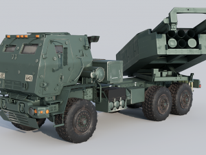 M142 HIMARS multiple rocket launcher Modelo 3D