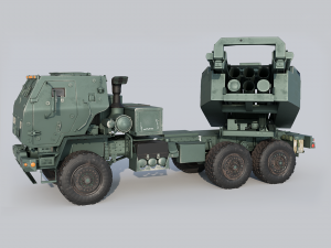 M142 HIMARS multiple rocket launcher Modelo 3D