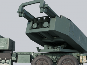 M142 HIMARS multiple rocket launcher Modelo 3D