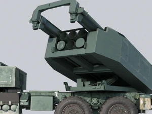 M142 HIMARS multiple rocket launcher 3D Model