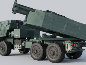 M142 HIMARS multiple rocket launcher Modelo 3D