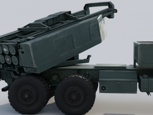M142 HIMARS multiple rocket launcher Modelo 3D
