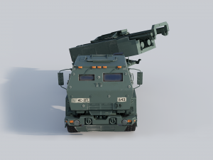 M142 HIMARS multiple rocket launcher Modelo 3D