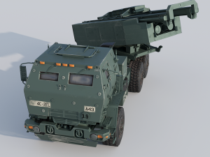 M142 HIMARS multiple rocket launcher Modelo 3D