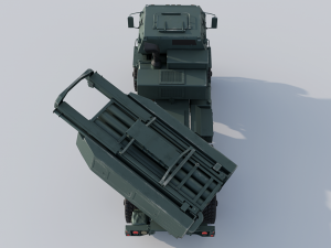 M142 HIMARS multiple rocket launcher Modelo 3D