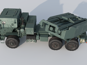 M142 HIMARS multiple rocket launcher Modelo 3D