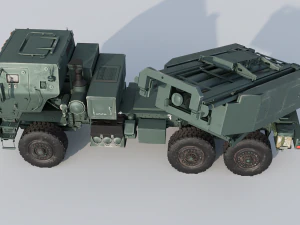 M142 HIMARS multiple rocket launcher 3D Model