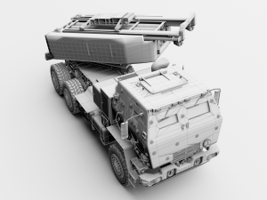 M142 HIMARS multiple rocket launcher Modelo 3D
