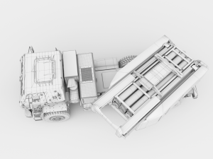 M142 HIMARS multiple rocket launcher Modelo 3D