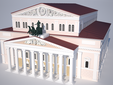 Theatre Bolshoi 3D Model