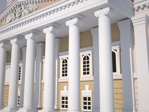 Theatre Bolshoi 3Dモデル