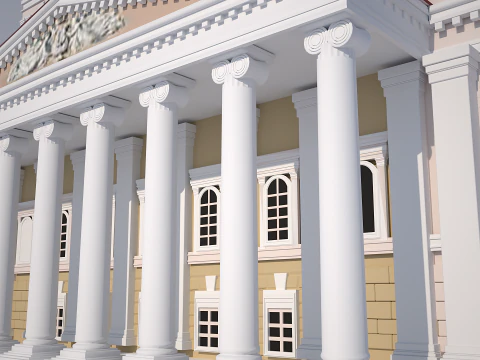 Theatre Bolshoi 3D Model