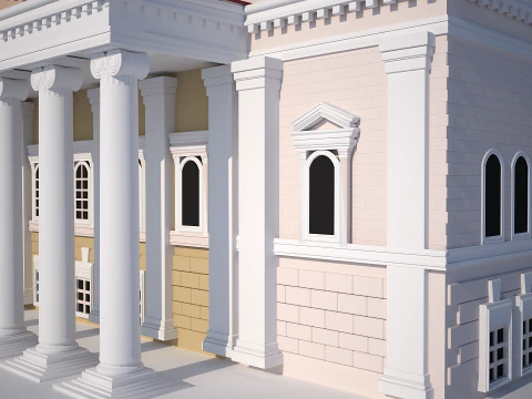 Theatre Bolshoi 3D Model