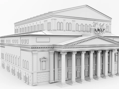 Theatre Bolshoi 3D Model