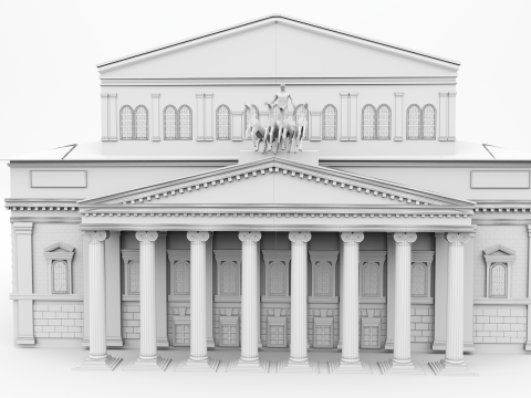 Theatre Bolshoi 3Dモデル