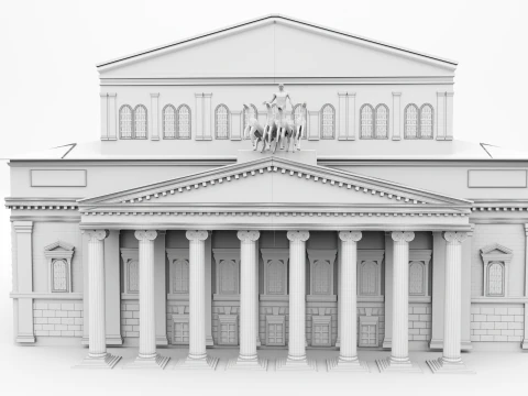 Theatre Bolshoi 3D Model
