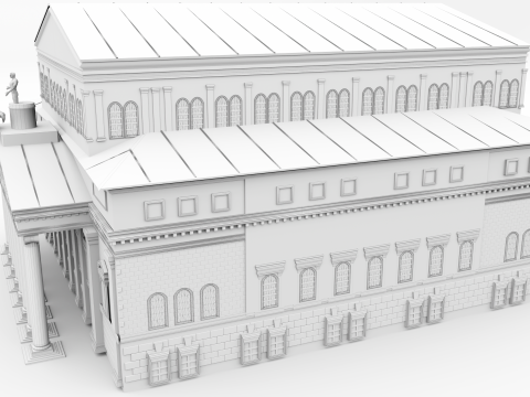 Theatre Bolshoi 3Dモデル