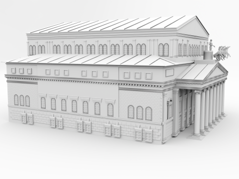 Theatre Bolshoi 3Dモデル