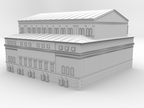 Theatre Bolshoi 3Dモデル