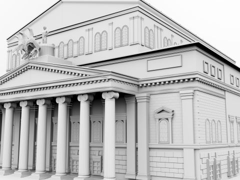 Theatre Bolshoi 3Dモデル