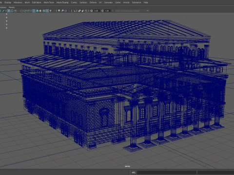 Theatre Bolshoi 3D Model