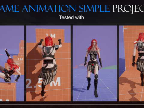 GAME-READY 3D Character - Diana Diamond 3D मॉडल