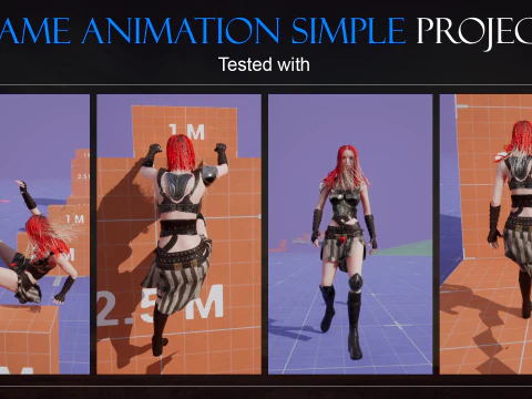 GAME-READY 3D Character - Diana Diamond 3D Model