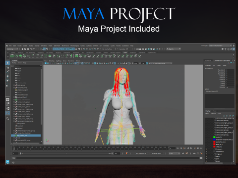 GAME-READY 3D Character - Diana Diamond 3D मॉडल