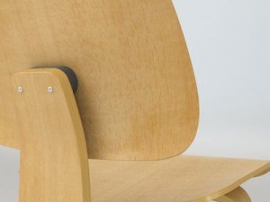 eames dining chair wood legs Modello 3D