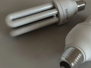 fluorescent philips bulb 3D Model