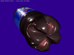 bottle rc cola 3D Model
