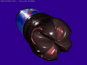 bottle rc cola 3D Model