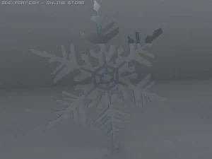 snow objects 6 pieces 3D Model