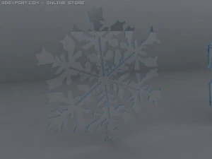 snow objects 6 pieces 3D Model