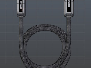 usb cable cb955 3D Model