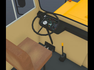 school bus 1988 gmc 3D मॉडल