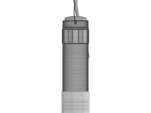 flashlight sa709 3D Model
