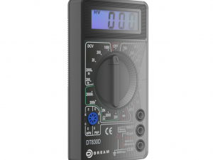 dt830d lcd digital multimeter electric voltmeter ammeter 3D Модель