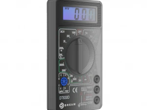 dt830d multimetr cyfrowy LCD woltomierz amperomierz elektryczny Model 3D