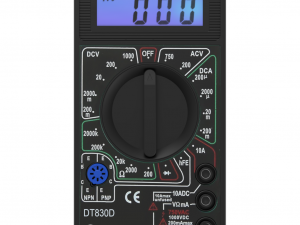 dt830d lcd digital multimeter electric voltmeter ammeter Model 3D